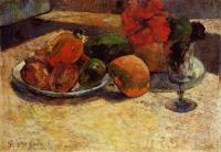 Gauguin, Paul - Still Life with Mangoes and Hisbiscus